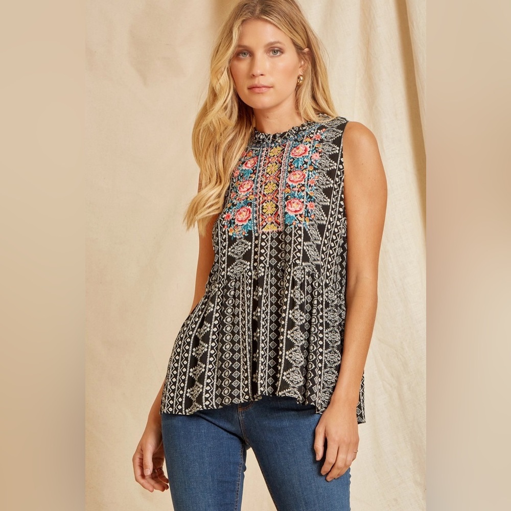 Cheyenne Aztec Woven Top